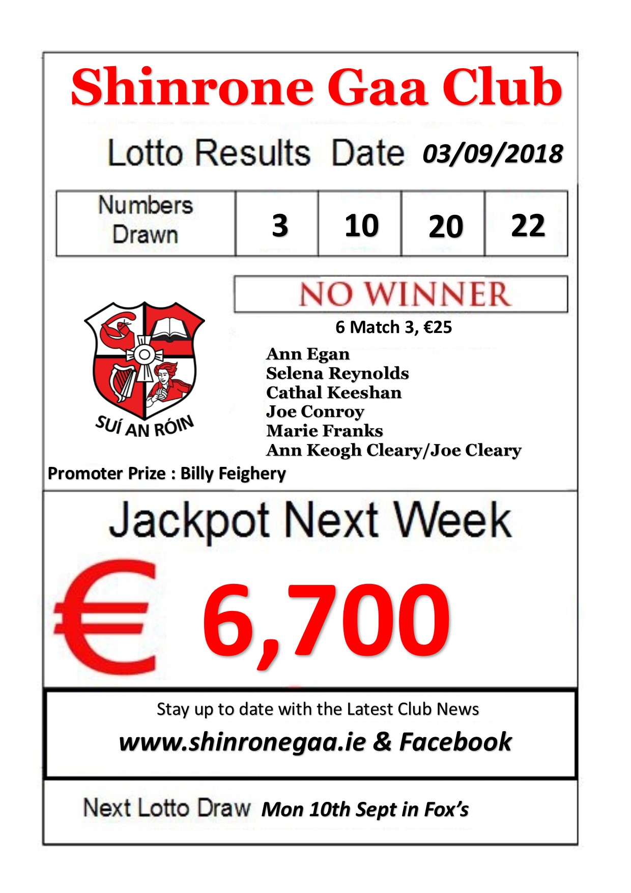 Lotto plus deals ie wyniki